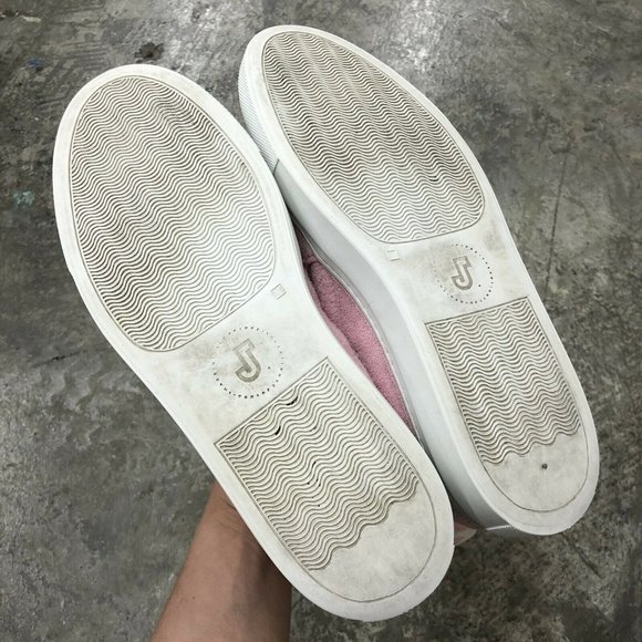 Joshua Sanders Slip On Sneakers Smile Pink Felt 39 - Picture 8 of 8